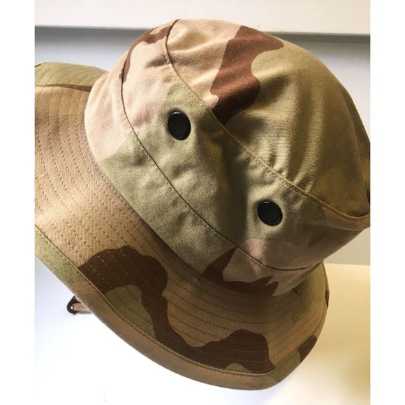 M&R Headwear Inc. Camouflage Bucket Hat With Chin Tie Desert Pattern - Picture 3 of 10